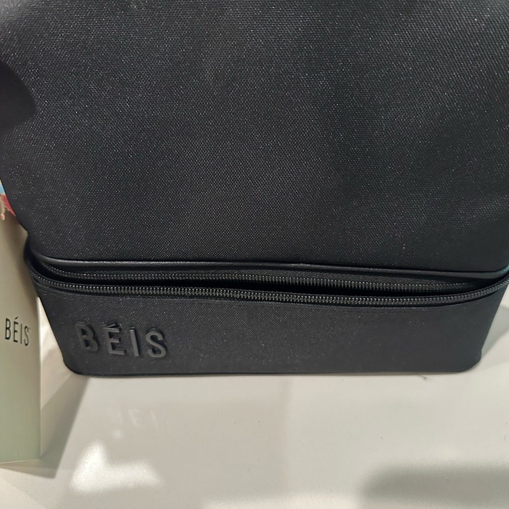 BEIS Black Toiletry Bag for Men